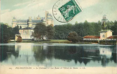 Pierrefonds — Le Château, Les Bains et l'Hôtel des Bains — LL. — n°123