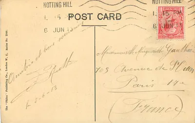 Wieża Londynu — widok panoramiczny — The 'Philco' Publishing Co., London W.C. Seria nr 2544 — Rewers