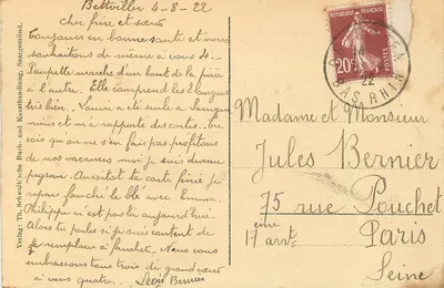 Saargemünd — Saarpartie — Editora: Th. Schwelb'sche Buch- und Kunsthandlung — Verso