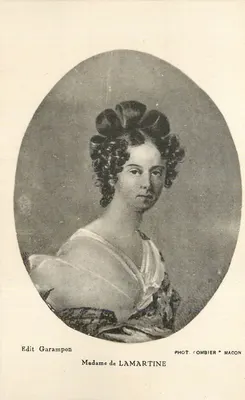 Madame de Lamartine — Retrato — Fot. Combier, Macon