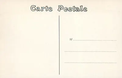 Lamastre (Ardèche) — Spacer w klatce na tle mostu Plat — Foto H. Tracol — Rewers
