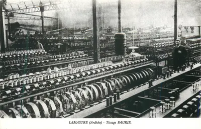 Lamastre (Ardèche) - Tissage Faurie — Col. RACON