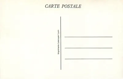 Lamastre (Ardèche) — Otwarcie poczty — Foto montaż H. Tracol — Rewers