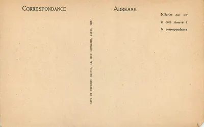Berck-Plage — La spiaggia a marea bassa — LL, n° 166 — Verso