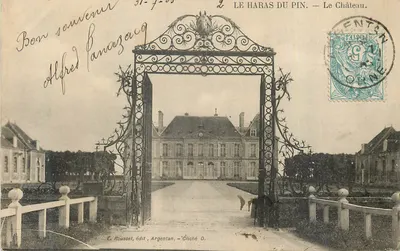Le Haras du Pin — O Castelo — E. Roussel, edição Argentan