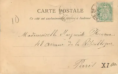 Séez — Katedra — Widoki Sieci Zachodniej — J.-L. Edit. Paris, n°183 — Rewers