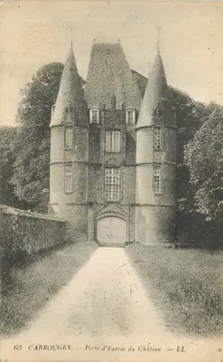 Carrouges — Porta de Entrada do Castelo — L.L.