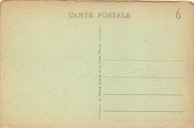 Alençon — Wieże Zamku — G. Artaud, Nantes — Rewers