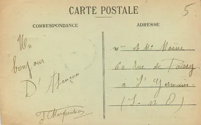 Alençon — Zamek Duszy — Krajowa Biblioteka Alençon — Rewers