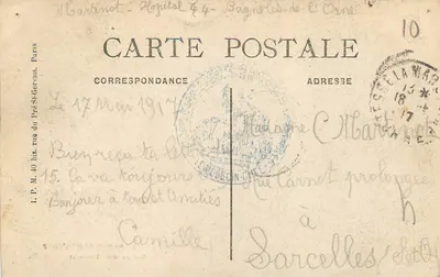 Bagnoles-de-l'Orne — Entrada dos Termas — A.D. (editor) — Verso