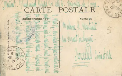 Bagnoles-de-l'Orne — Perron des Grand-Hôtel — A.D. — Rückseite
