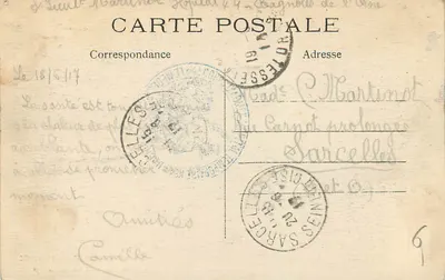 Bagnole-de-l'Orne — O Hotel dos Termas — A.D. n°15 — Verso