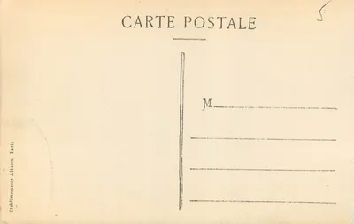 Ruínas do Castelo Fortificado de Murols — A Auvergne Pitoresca — Editor Alhann Paris — Verso