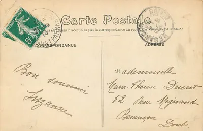 Les Buttes-Chaumont — Les Rochers et le Belvédère — H.D. 33 — Verso