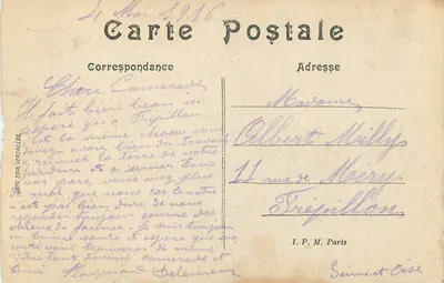 Cuvilly (Oise) — Farma zwana « Mal Campée » — Visa Paris, n° 221 — Rewers