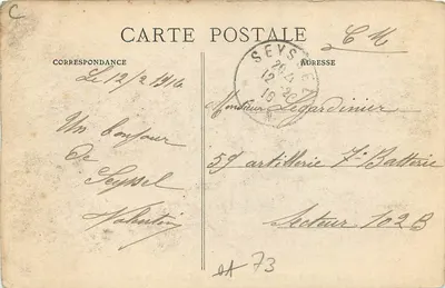 Val-du-Fier — Du wielkiego tunelu i nowego mostu — A. B. 3095 — Rewers