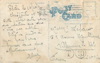 Adelphia Hotel, Philadelphia, PA. — vista aérea — Middle Cut, n°110957 — Verso