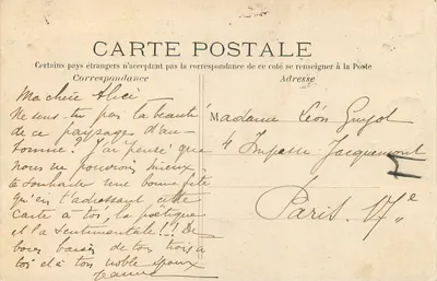 Krowy idące na polowanie — Muzeum Louwra — TROYON Constant (1810-1865) — Rewers