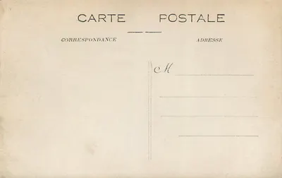 Um casal em traje da época — jardim tropical — Carte postale italiana — Verso