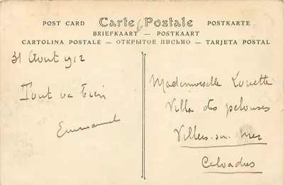 Zamek w Chantilly — Ogólny widok — ND Phot. — Rewers