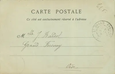 Castelo de Chantilly — A Galeria de Pinturas — Editor: C. A. Z. — N° 5 — Verso