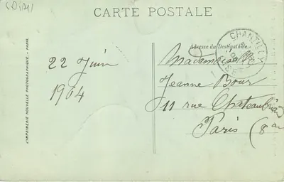 Las Chantilly — Widok na rond-point de Diane — LL — Rewers