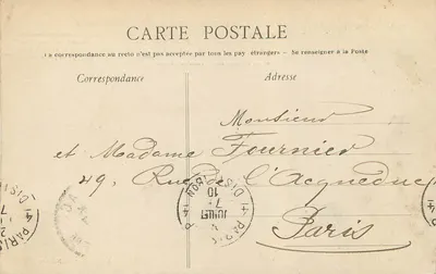 O túmulo de Almanzor à maré alta — Pirtac (Loire-Inf.) — Arlaud Nozat, n°742 — Verso