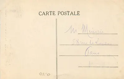 Clisson (Loire-Inf.) — Drzwi do więzienia mężczyzn — Kolekcja F. Chapeau, Nantes - 2e mille — Rewers