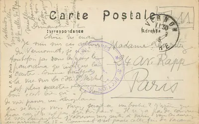 Vernon-Vernonnet — Sobre as Colinas de Vernonnet — Edição Jarland — Verso