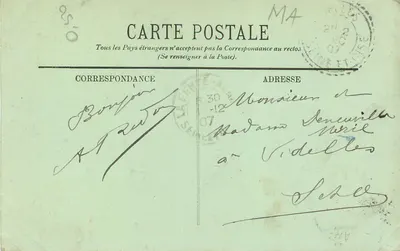 Chartres — Katedra — Widok z Placu Châtelet — LL. — Rewers