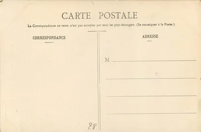 Chartres - Brama Guillaume, XIV wiek — Ch. Foucault, wyd., Dreux, n°17 — Rewers
