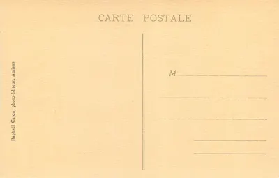 Amiens — Katedra. Stale chórza — 3. seria, nr 6 — Rewers