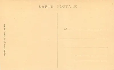 Amiens — Katedra — Stale Chorowe — 3. seria, nr 7 — Pasterze przychodzą czcić Jezusa — Jouée F 31 — Rewers