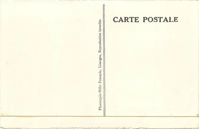Jaskinia Padirac (Lot) — Gigantyczna kolumna przy Paso Crocodile — Phototypie-Héliotype, Limoges — Rewers