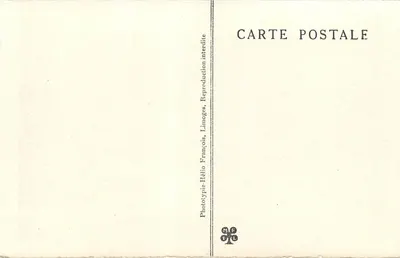 Jaskinia w PADIRAC (Lot) — Przejście Krokodyla (dół) — Phototypie Hélios, Limoges — Rewers