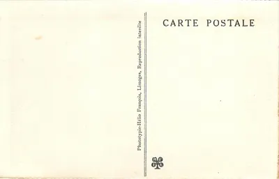 Świerk Padirac (Lot) — naturalny przegrodzony jezioro górskie i ekscentryczne stalagmity — Phototypie-Héliotype, Limoges — Rewers
