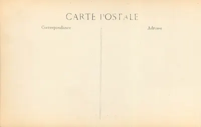 Castelo de La MALMAISON — O Vestíbulo — E.D. — Verso