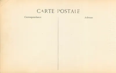 Castillo de MALMAISON — Trono de Napoleón I — Editor B.D. — Reverso