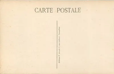 Versailles - Palácio do Petit Trianon - Quarto de dormir de Marie-Antoinette — Verso
