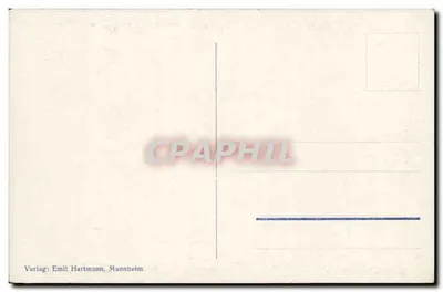Meersburg (Bodensee) — Burghof — editor Emil Hartmann, Mannheim, n° de série 540 — Verso