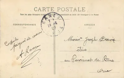 Alençon - A Prefeitura — Casa dos Lojas — editor não identificado, n° 30 — Verso