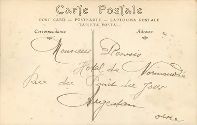 Falaise — Vista geral — C. Jeanne fot. — Falaise — Verso