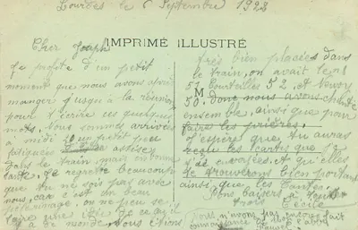 Lourdes — A Basílica e o Grande Jer (alt. 1000m) — Os Pirineus, n°74 — Verso