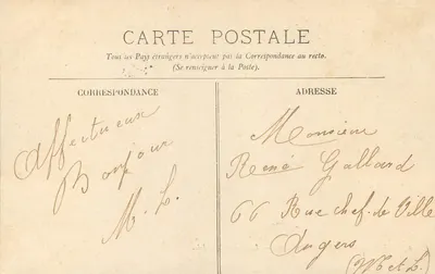 Paris — O Bois de Boulogne — A Cascata — LL. — Verso