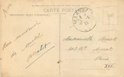 Gorges de Autoire — Nos arredores de St-Céré (Lot) — Editor Cés Docq, Cahors, n°122 — Verso