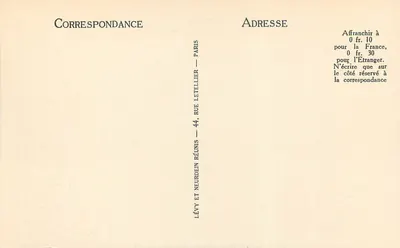 Lourdes — Aparição da Virgem — LL. n° 230 — Verso