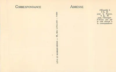 LOURDES - Het Bretonse Kruis en de Basiliek — L.L. n°37 — Achterkant