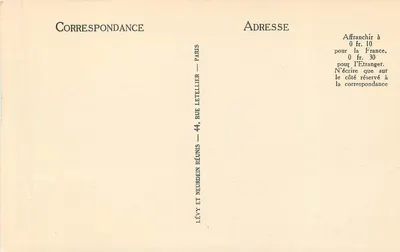 Lourdes — Algemene uitzicht en de Pic du Jer — LL. — Achterkant