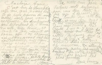 Lourdes — Widok z góry na bazylikę — Les Hautes-Pyrénées, nr 815 — Rewers