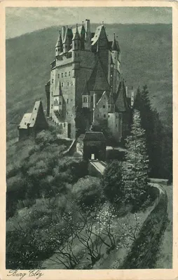 Burg Colitz — castelo medieval em colina — Kunstverlag Edm. v. König, Heidelberg, n° 408